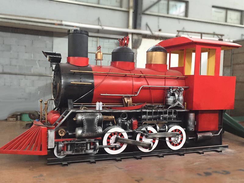 大型复古火车模型