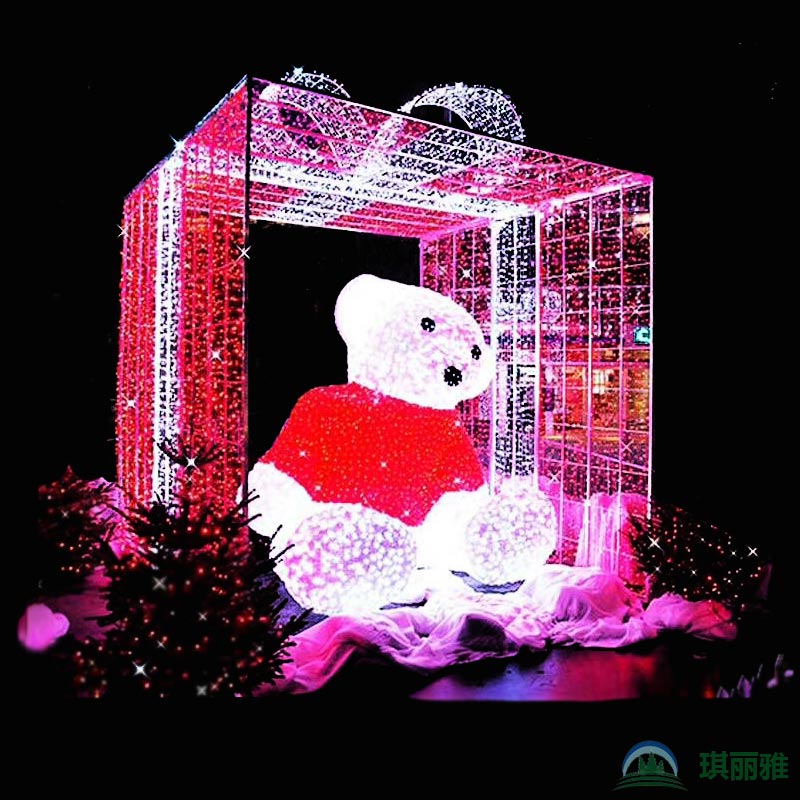 灯光节LED铁艺造型